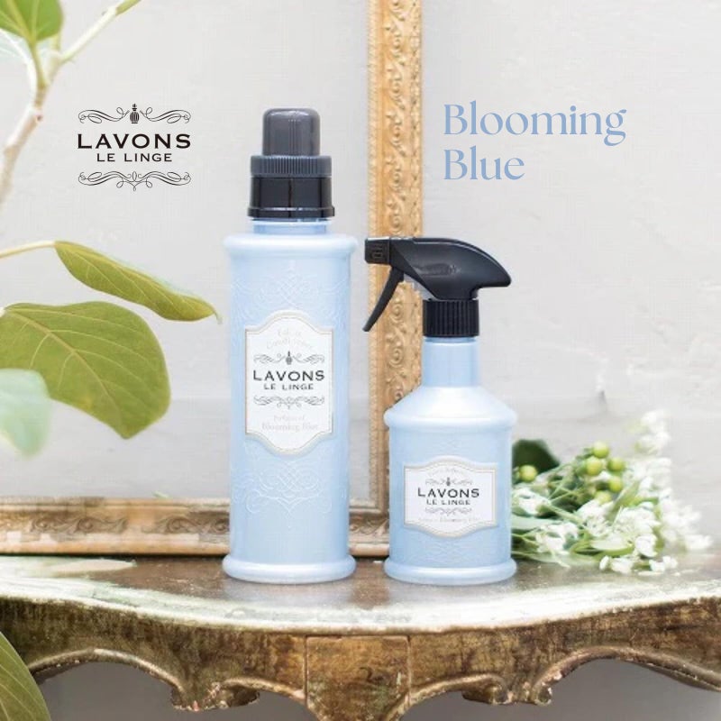 LAVONS Natural Fabric Conditioner for Sensitive Skin, Plant-Based Laundry Softener for Baby & Pet, Reduces Fabric Wrinkles, Long-Lasting Scent & Odor Control from Japan, BLUE BLOOMING, 20.3 Fl Oz - Image 3